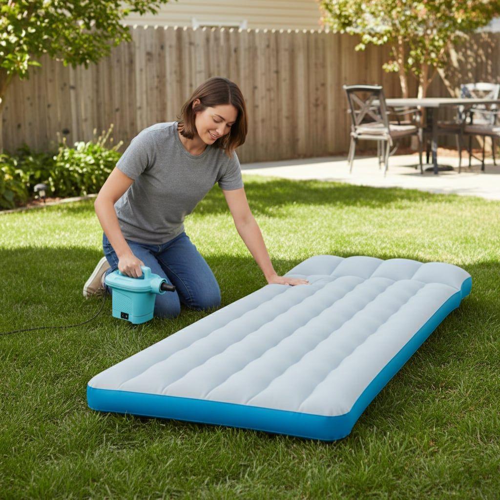 Colchón Inflable Camping Individual INTEX Talla M 72x189x20 cm-1