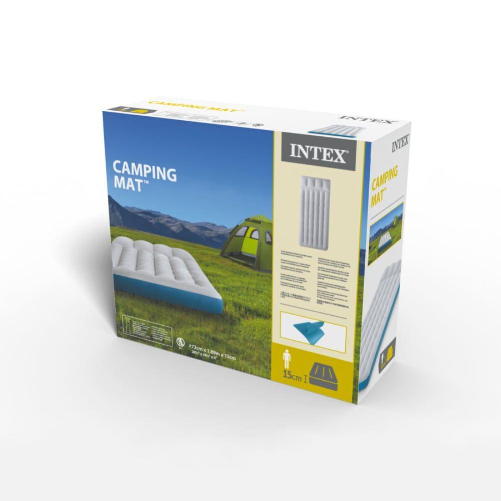 Colchón Inflable Camping Individual INTEX Talla M 72x189x20 cm-5
