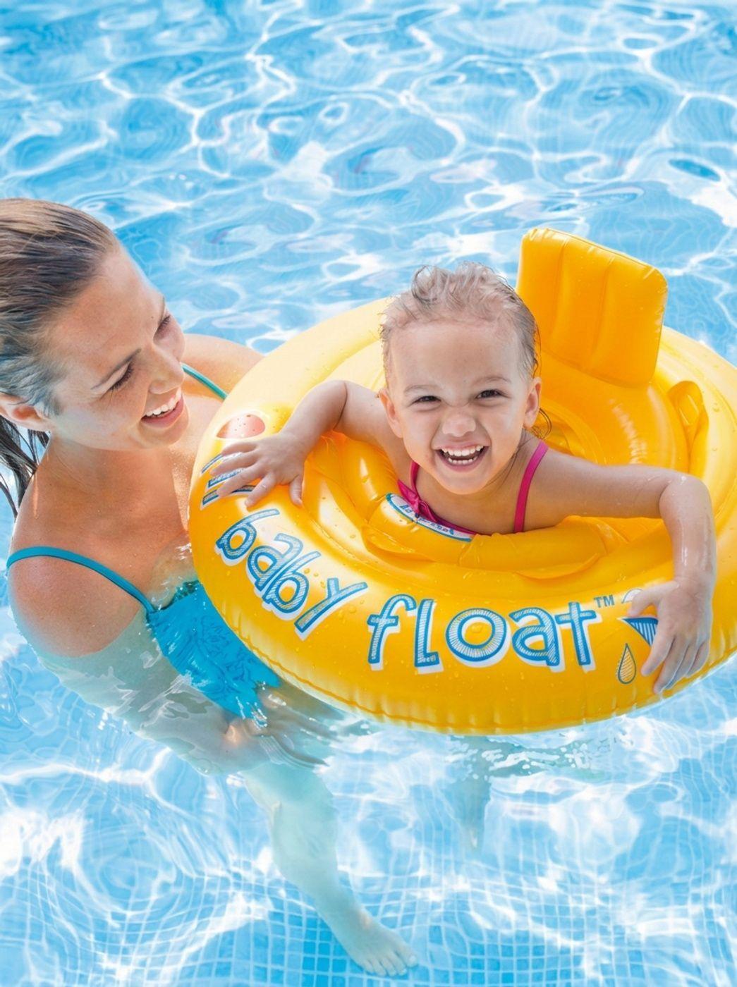 Flotador Inflable Circular para Bebé INTEX My Baby Float 70cm-1