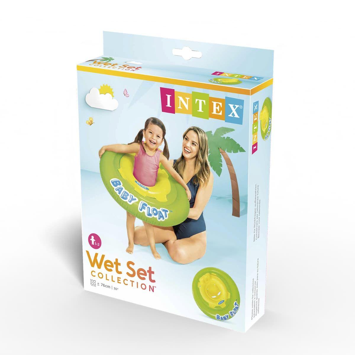 Flotador Redondo para Bebé INTEX Baby Float 76 cm, 1 a 2 años-3