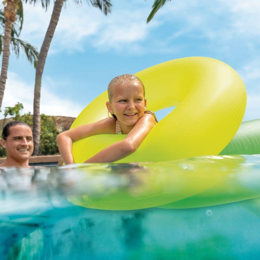 Flotador Anillo Inflable INTEX Neón 91 cm-4