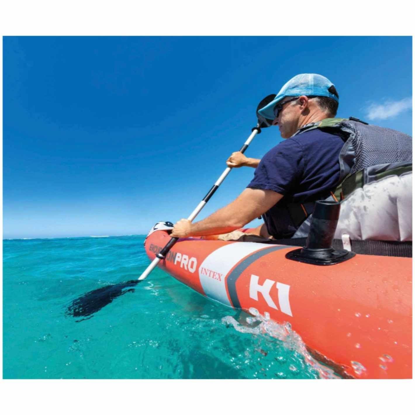 Kayak Inflable Individual INTEX Excursion Pro K1 para 1 Persona-9