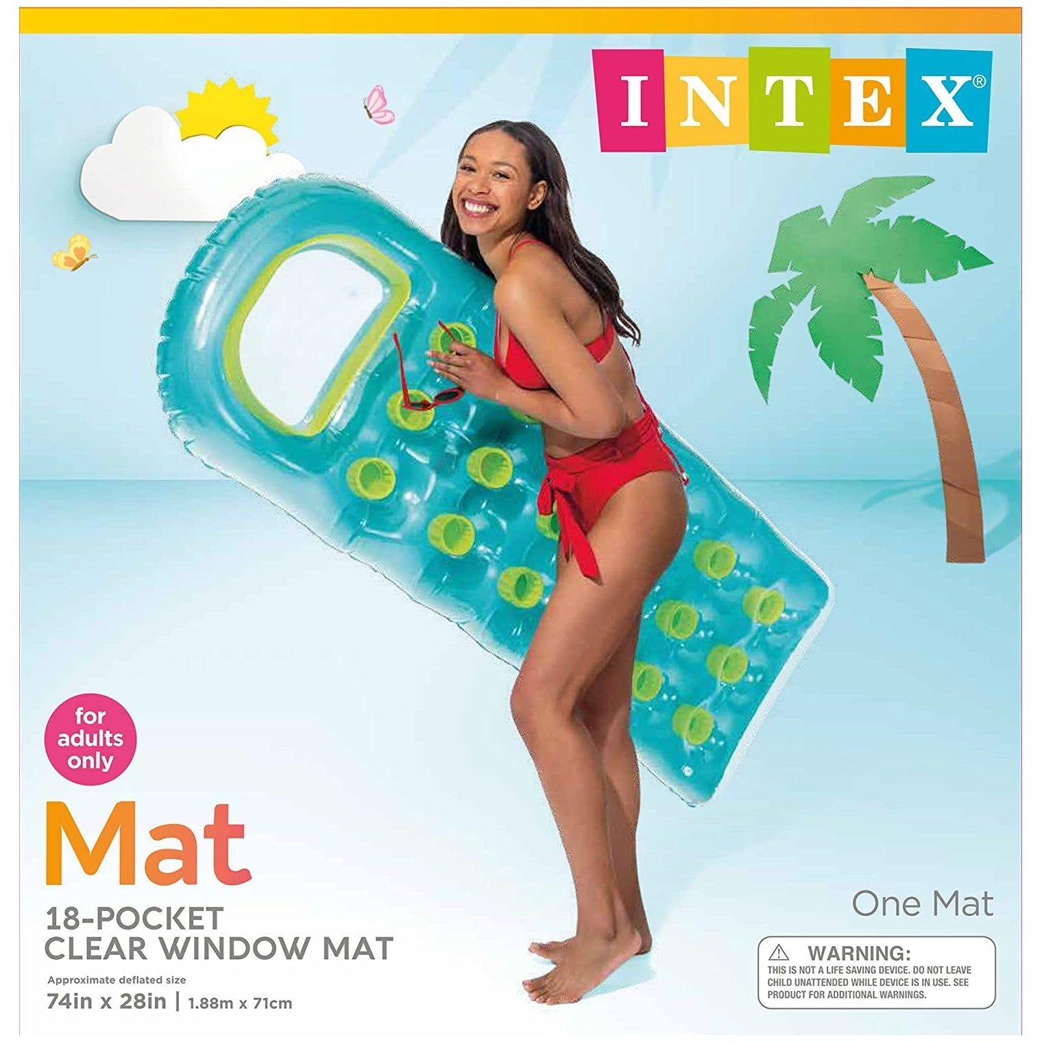 Flotador Colchoneta Inflable INTEX 18-Pocket-3