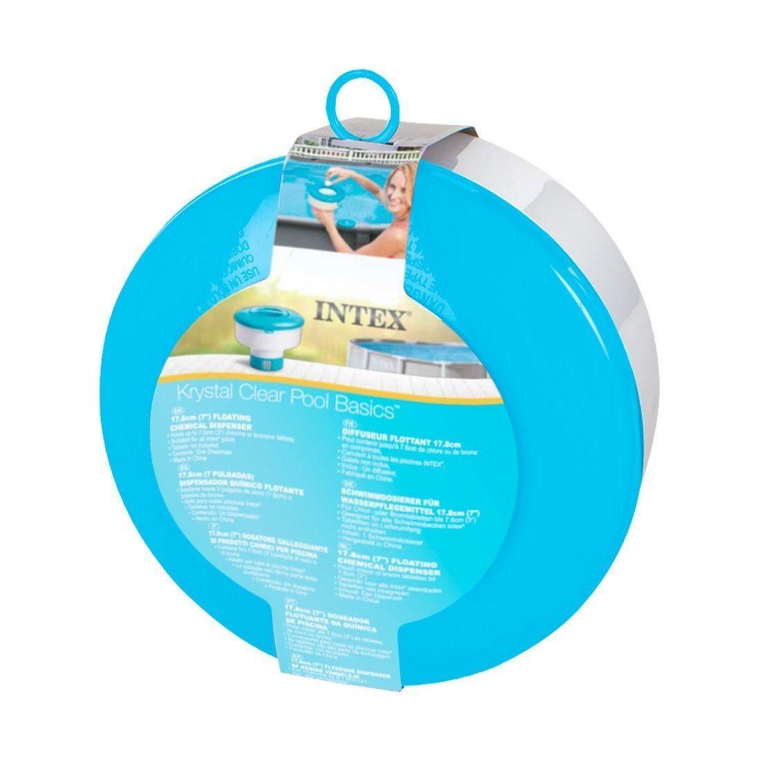 Dispensador de Cloro Flotante 17.8cm INTEX para Piscina-3