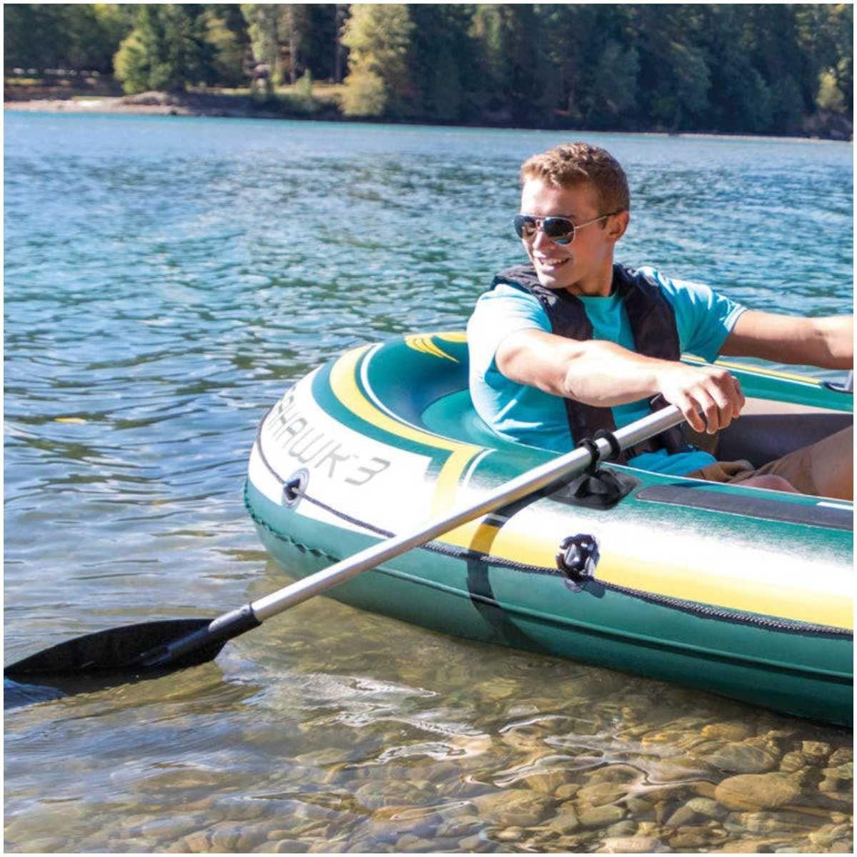 Remos desmontables Aluminio para Kayak INTEX 137 cm-1