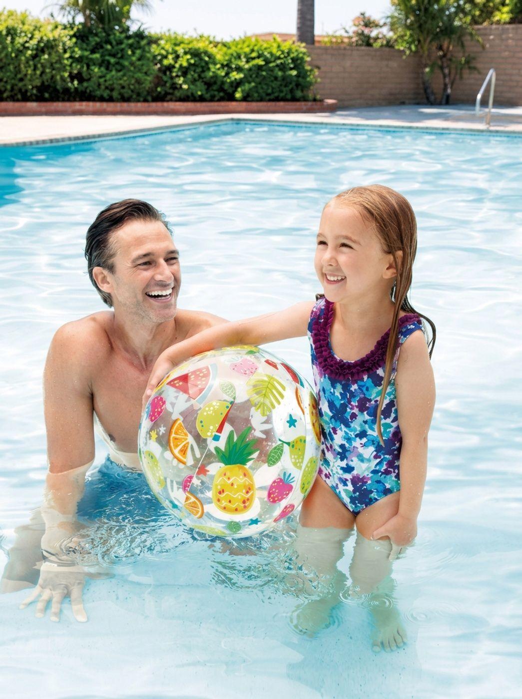 Pelota Inflable de Playa INTEX Lively Print 51 cm Surtida-1