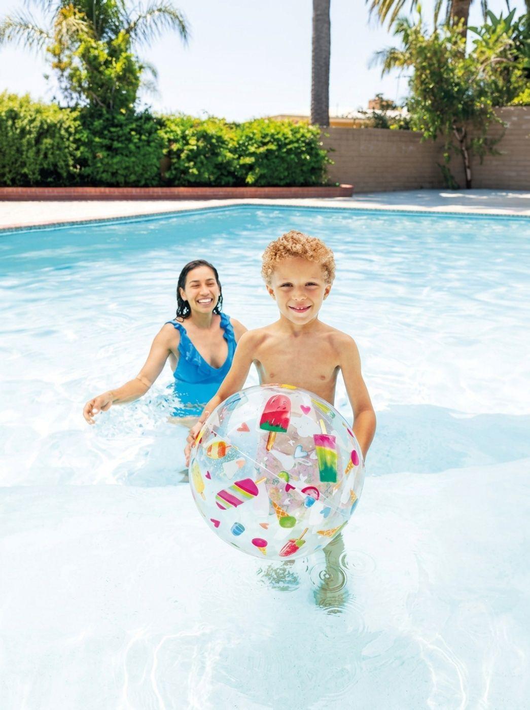 Pelota Inflable de Playa INTEX Lively Print 51 cm Surtida-2