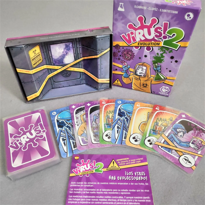 JUEGO DE CARTAS VIRUS 2 EN ESPAÑOL-2