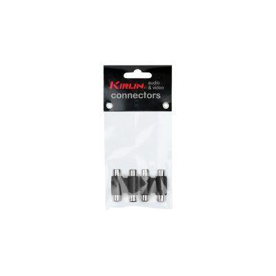 Adaptador 2X RCA F - 2X RCA F Nickel Plastico 2714 Kirlin-0