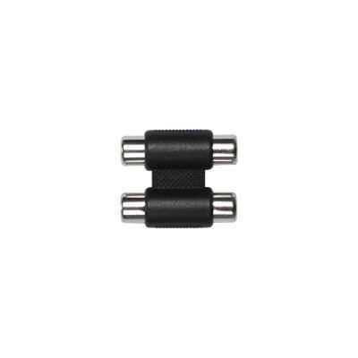 Adaptador 2X RCA F - 2X RCA F Nickel Plastico 2714 Kirlin-1
