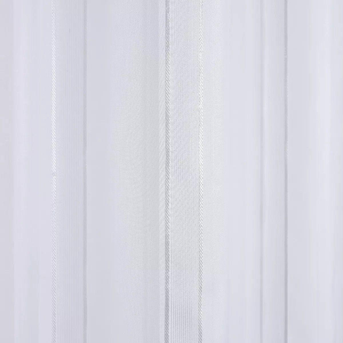 Cortina Velo Listado 140x220cm 2paño Blanco-1