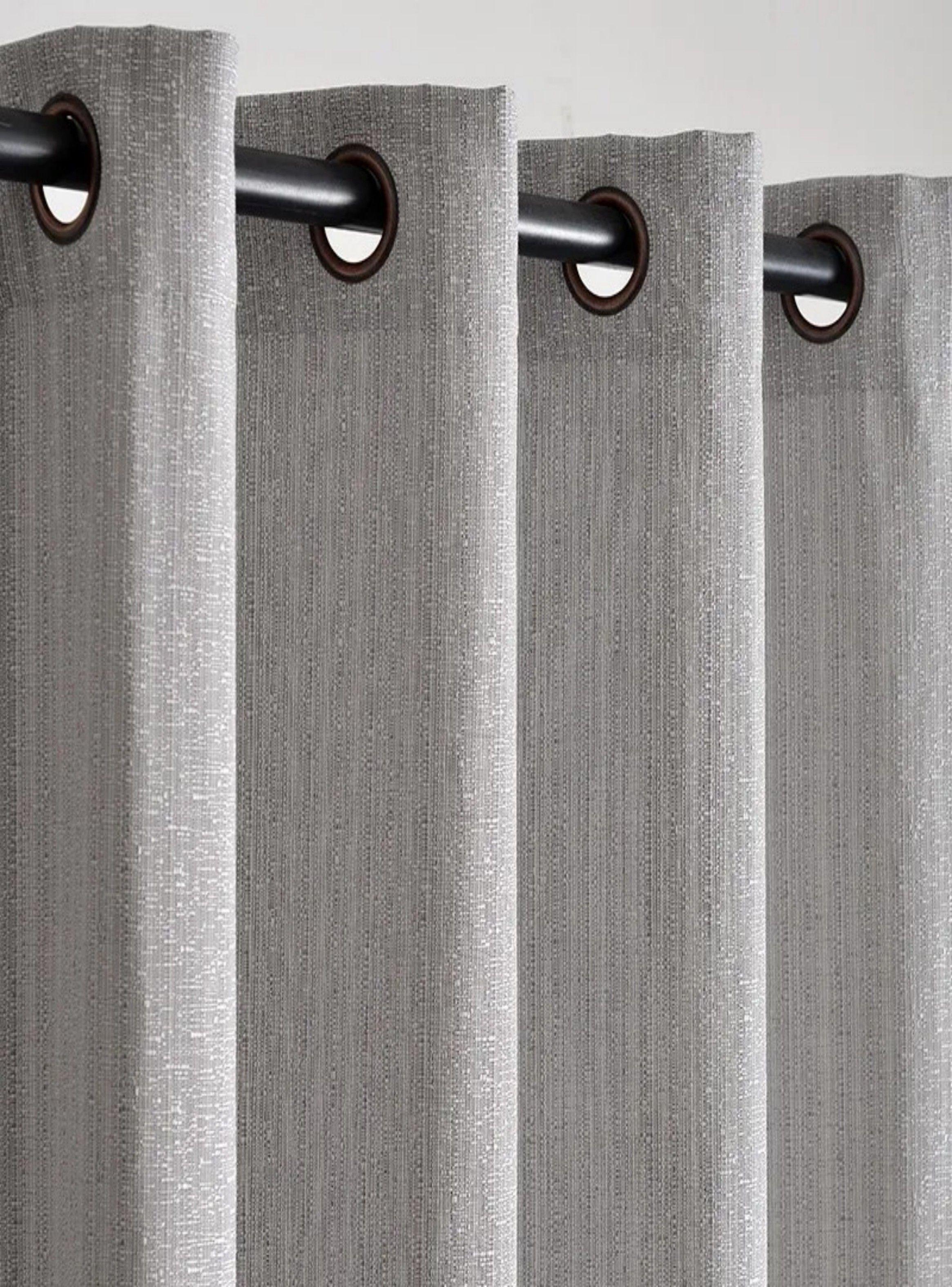 Cortinas Bumbu Liso Hogar 2 Panos 140x220 Cm-0