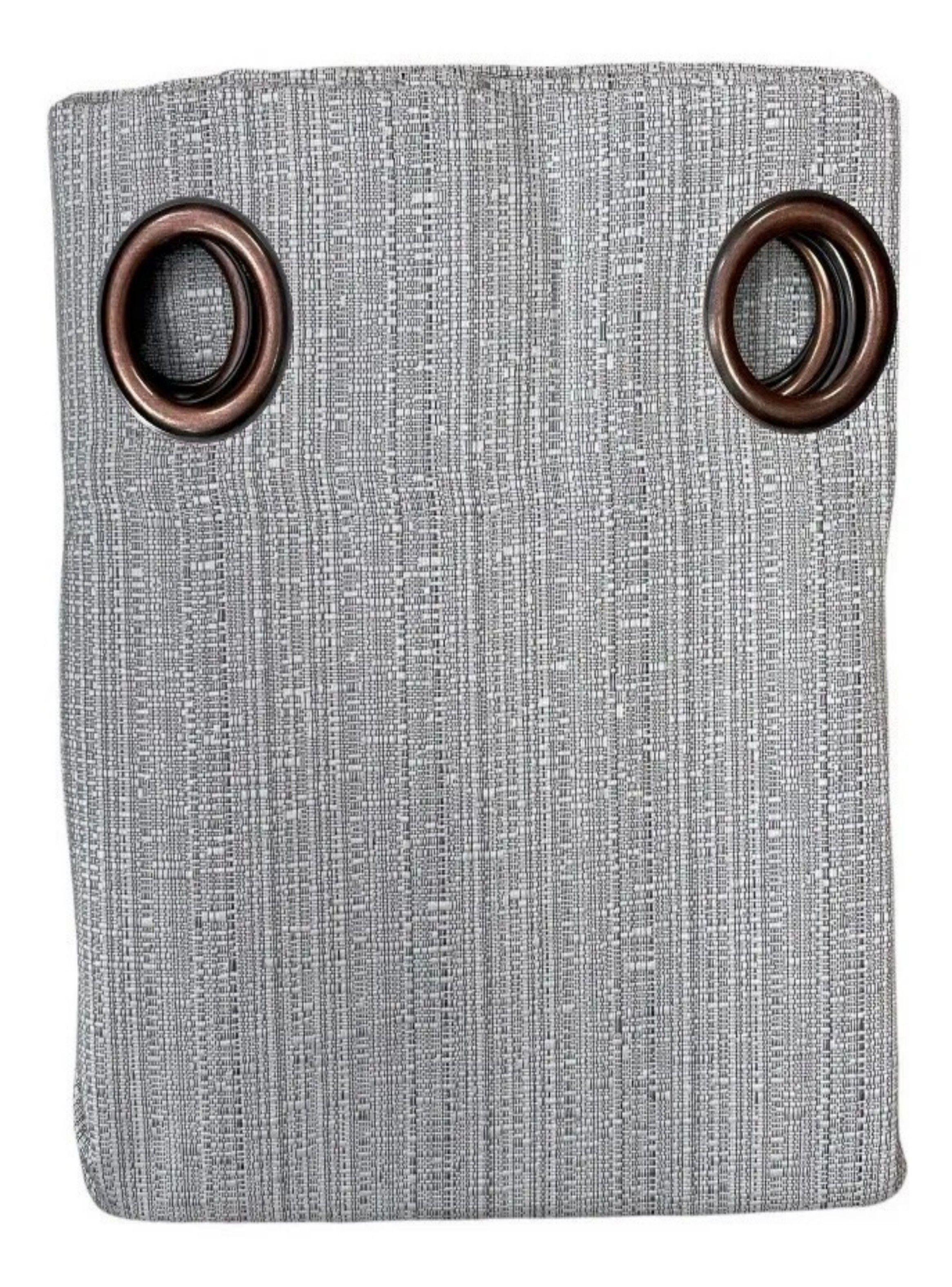 Cortinas Bumbu Liso Hogar 2 Panos 140x220 Cm-3