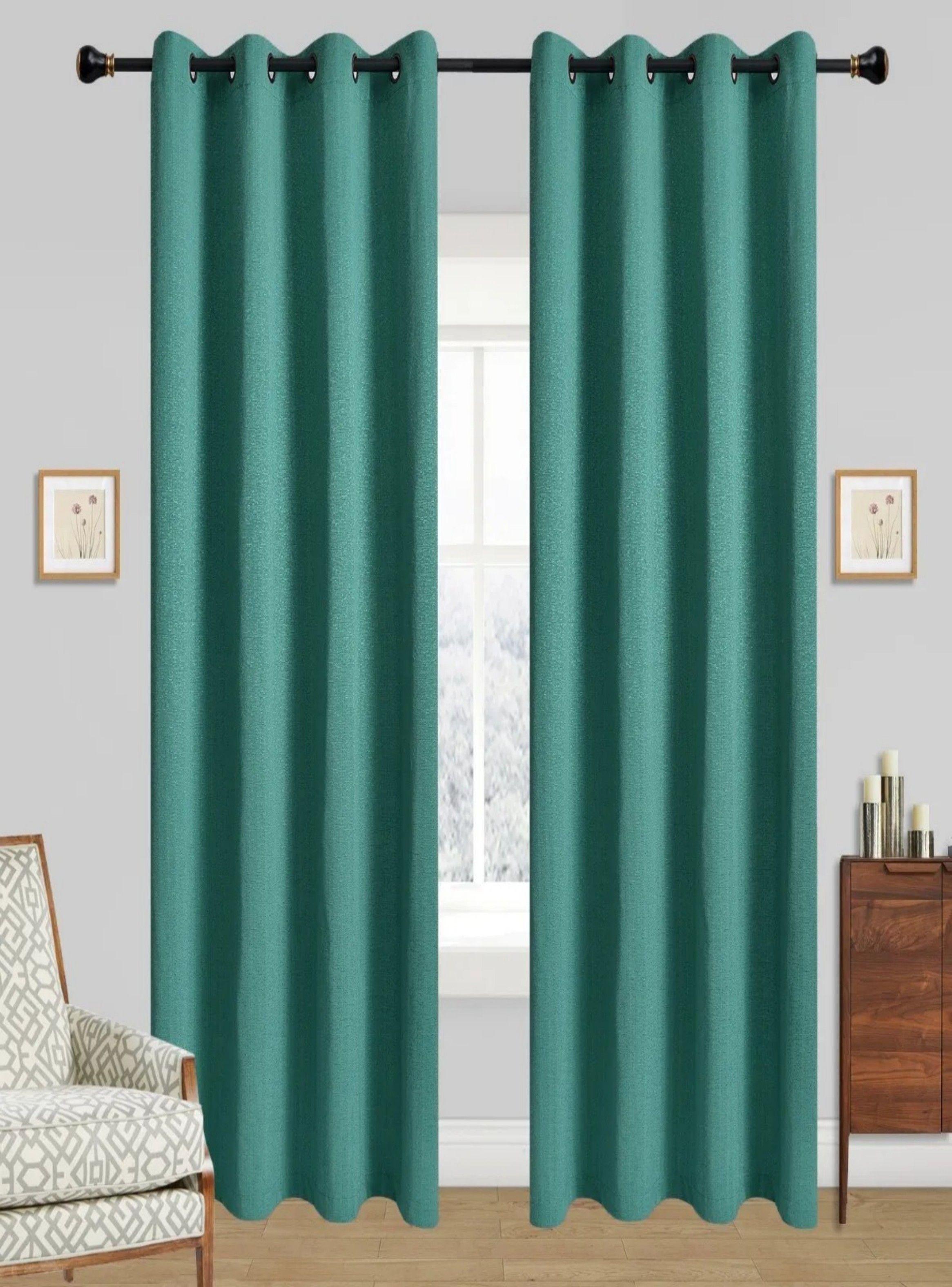 Cortinas Bumbu Liso Hogar 2 Panos 140x220 Cm-0