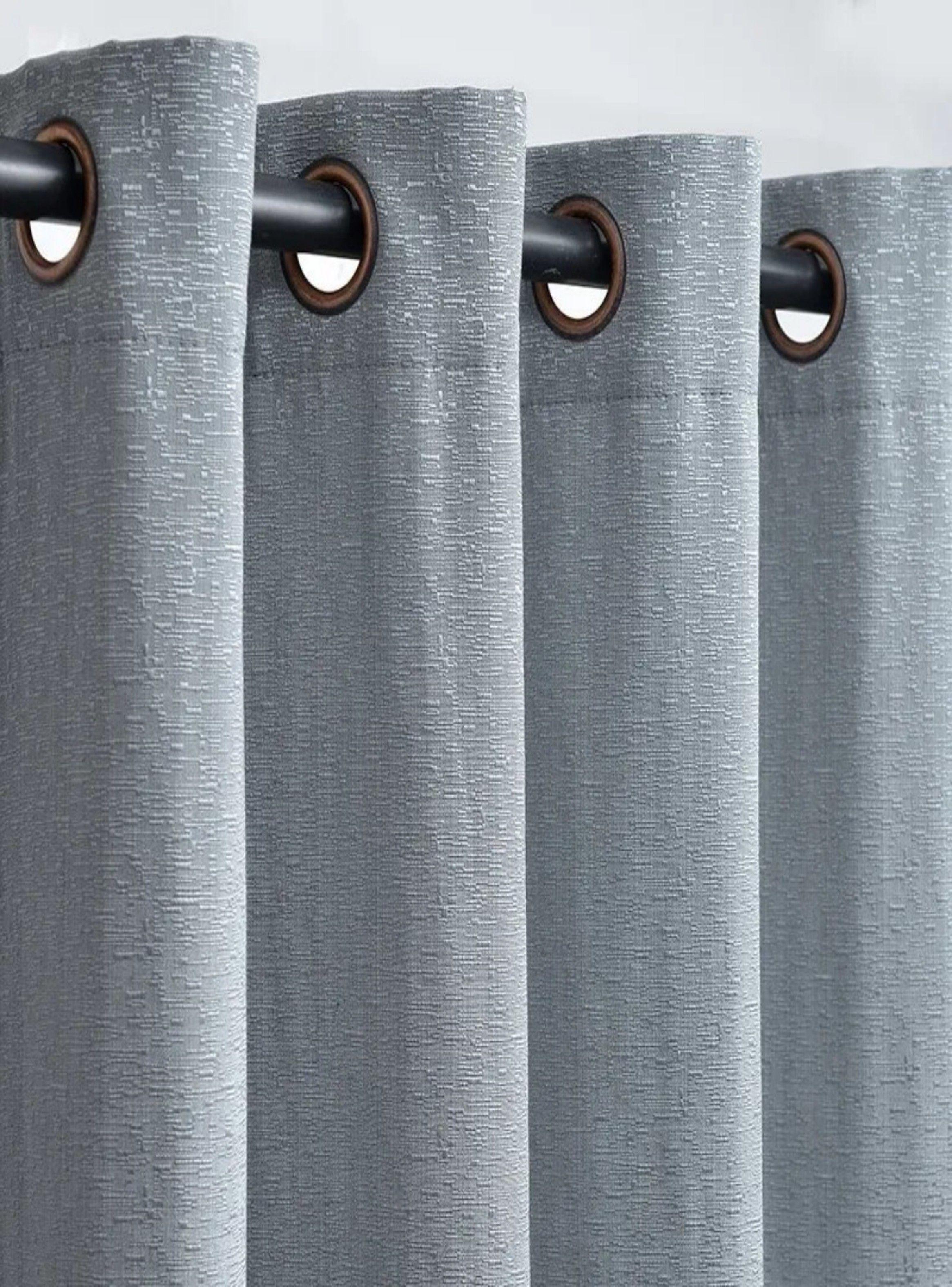 Cortinas Bumbu Liso Hogar 2 Panos 140x220 Cm-0