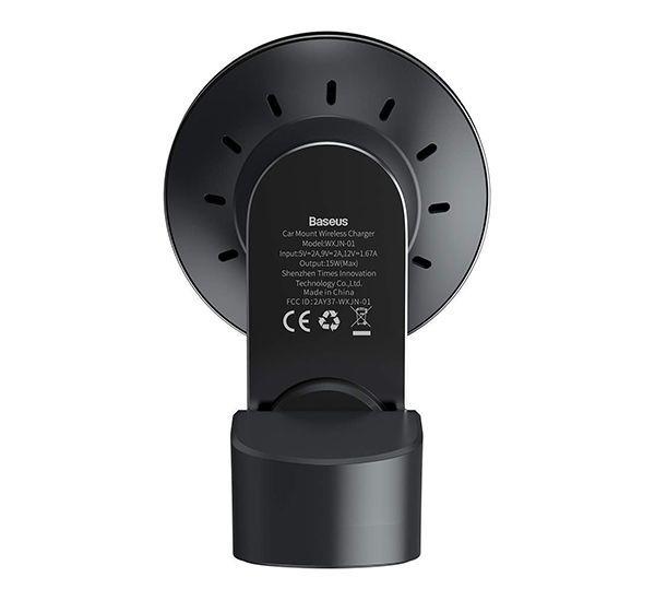 Soporte De Auto Con Carga Inalambrica Big Energy Iphone 12 15 W Baseus-2