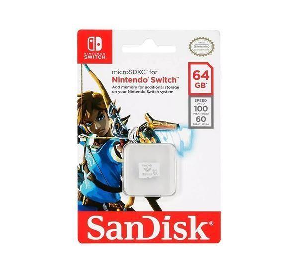 Memoria Micro SD Para Nintendo Switch 64 GB Sandisk-2