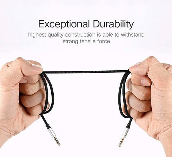Cable Auxiliar 3.5 mm 1 Metro Resistente Yiven Baseus-4