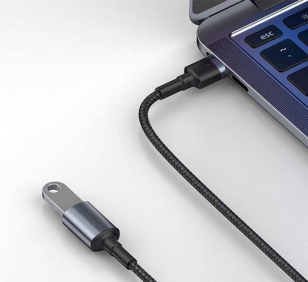 Cable USB 3.0 a Hembra USB 3.0 Reforzado 1 M Cafule Baseus-3