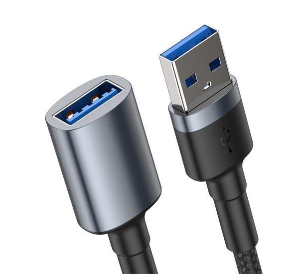 Cable USB 3.0 a Hembra USB 3.0 Reforzado 1 M Cafule Baseus-0