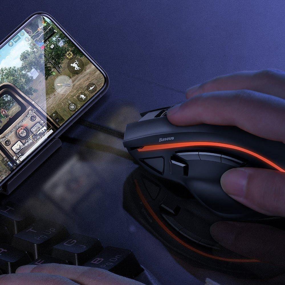 Mouse Gamer Fornite Tibia Gamo 6400 DPI 9 Botones Programables Baseus-2