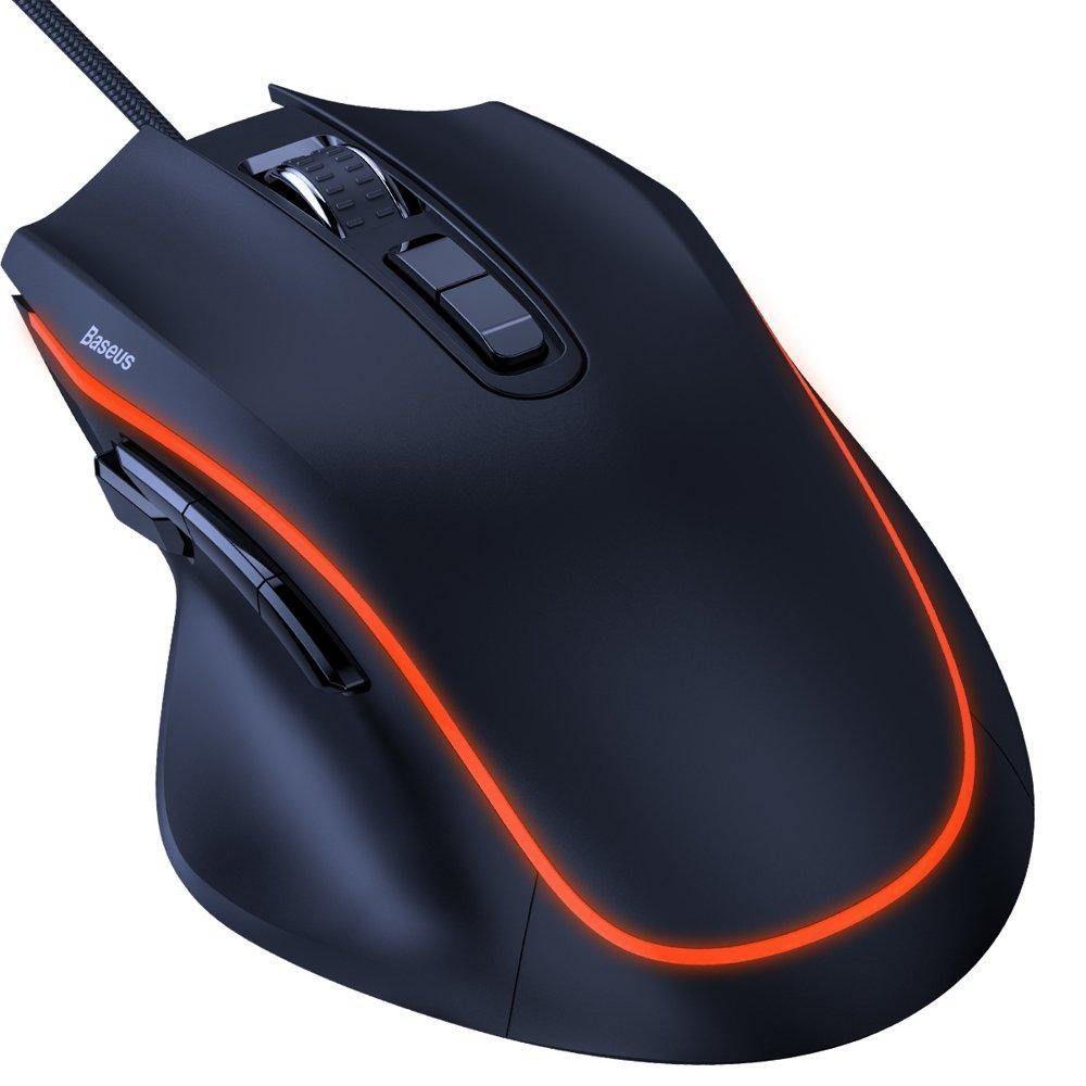 Mouse Gamer Fornite Tibia Gamo 6400 DPI 9 Botones Programables Baseus-0