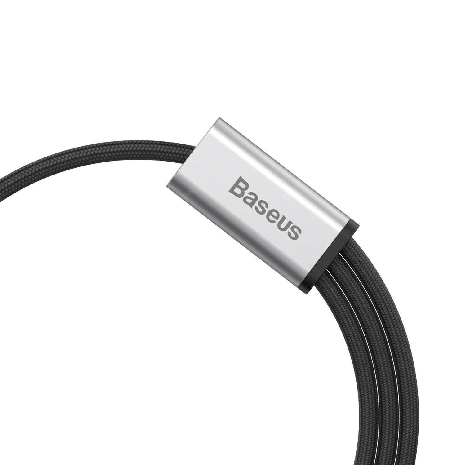 Cable de Carga USB C a Micro USB + Lightning + USB C 1.2 M Rapid Series Baseus-4