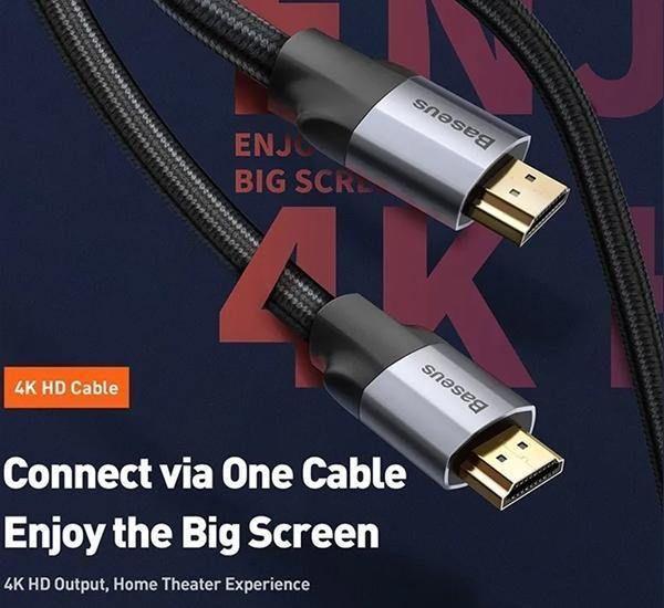 Cable HDMI 4K Enjoyment Series Resistente 3 Metros Baseus-3