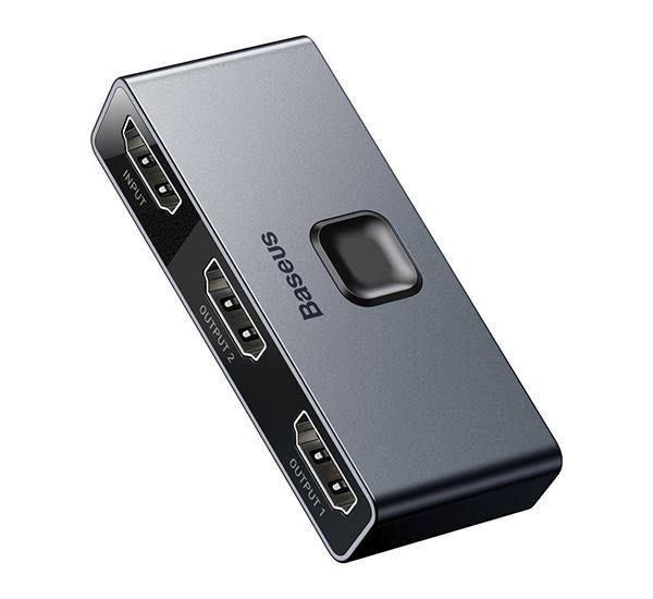 Adaptador HUB HDMI 4K Matrix 2 en 1 Splitter Baseus-0