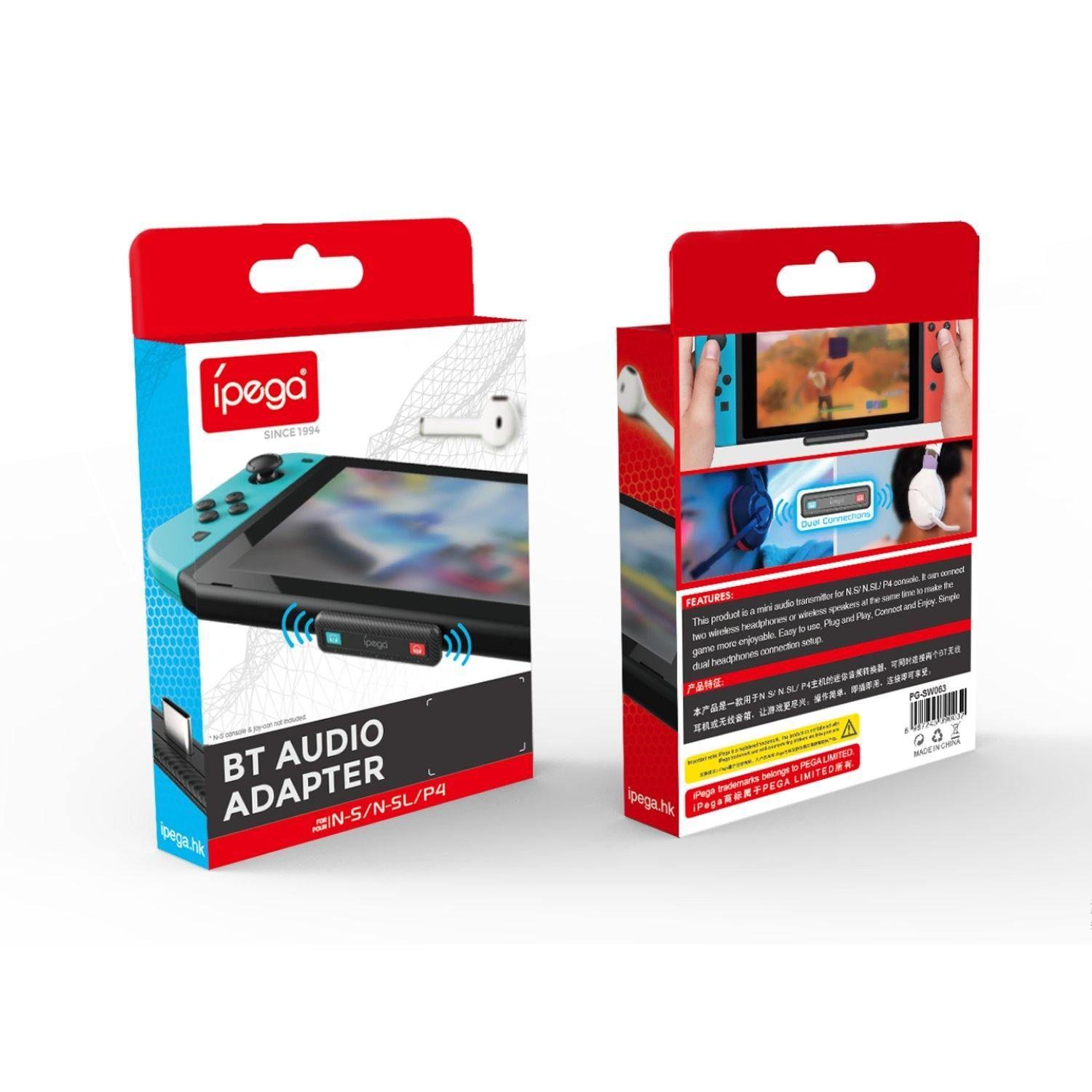 Adaptador De Audio Bluetooth Para Nintendo Switch / Lite Ipega PG-SW063-9