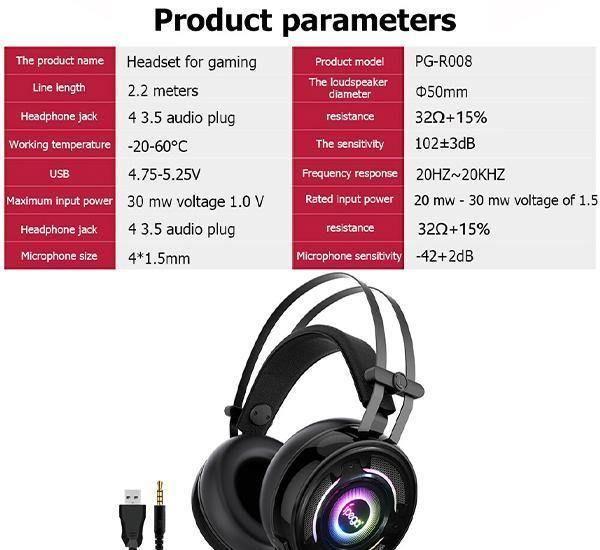 Audífono Gamer PS4 / serie x one / N switch / Potentes Bajos Ipega PG R008-5