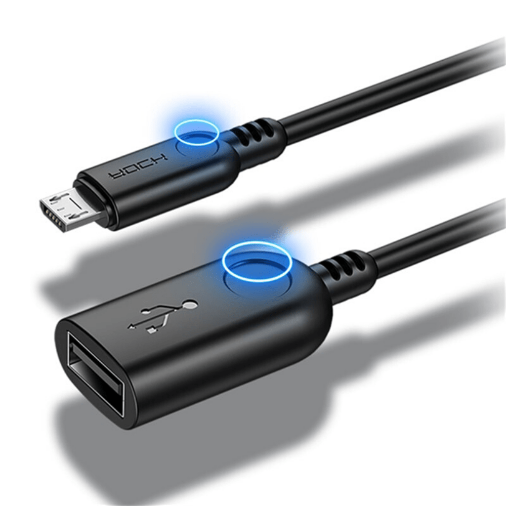 Adaptador Micro USB a USB 2.0 OTG Rock-0