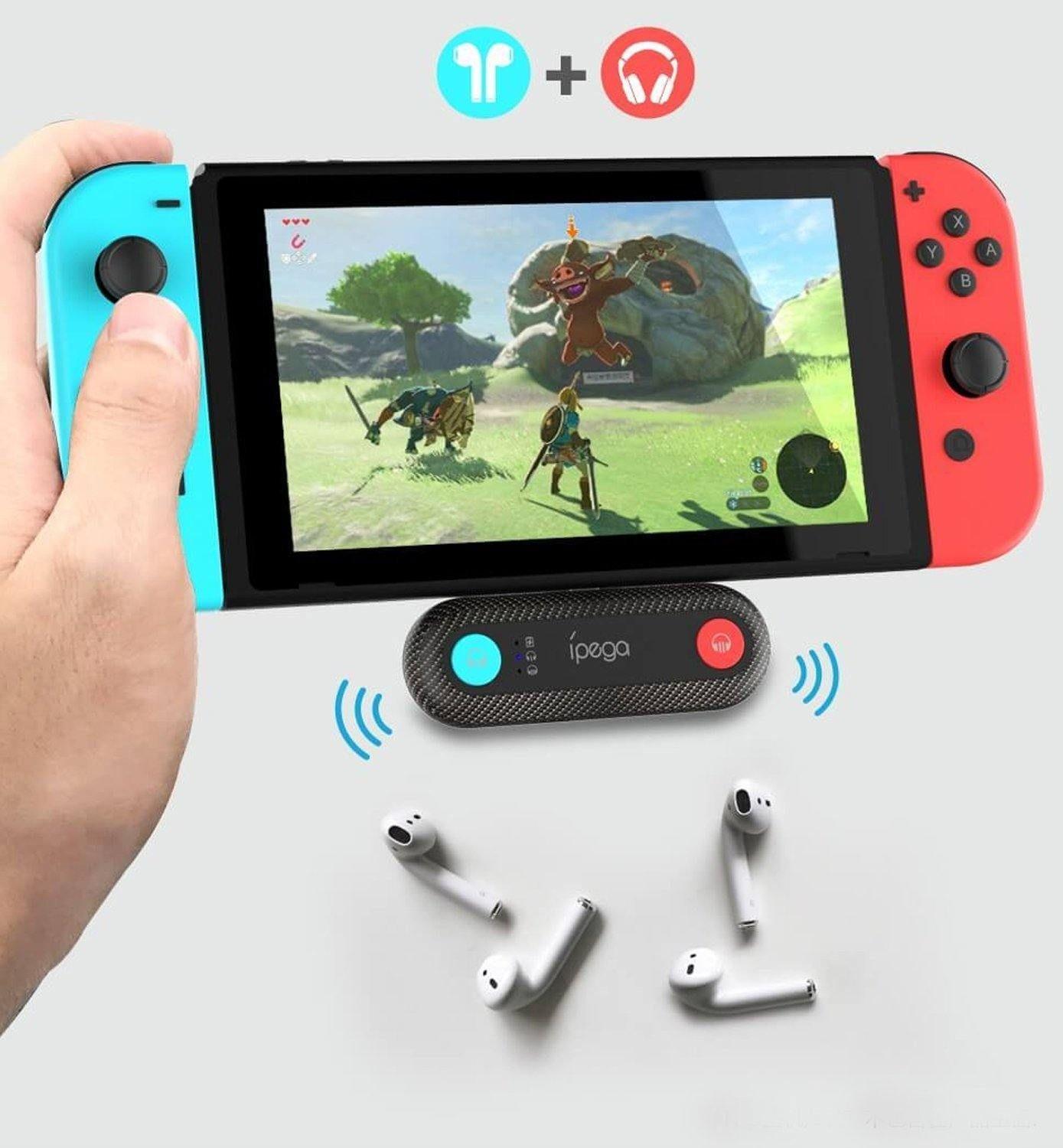 Transmisor De Audio Bluetooth Para Nintendo Switch / Lite Ipega PG-SW035-1