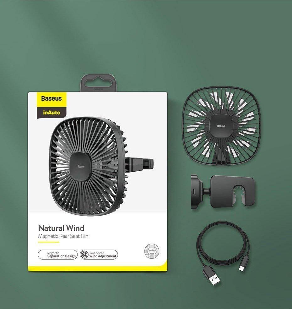 Ventilador Asiento Trasero Vehiculo Baseus-7