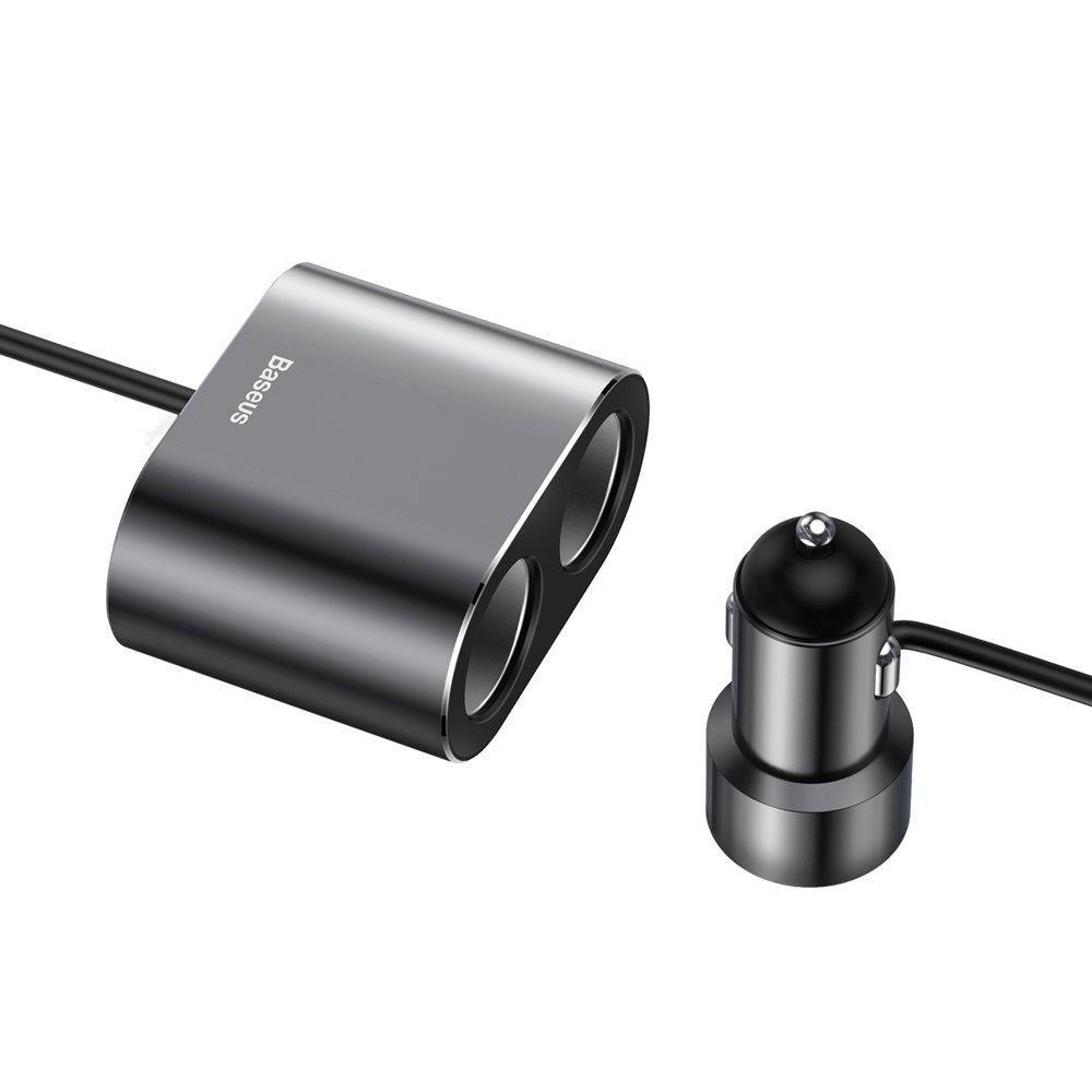 Cargador de Auto 4 en 1 con Doble Encendedor 80W 3.1 A Baseus-0