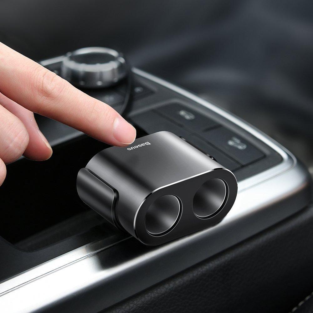 Cargador de Auto 4 en 1 con Doble Encendedor 80W 3.1 A Baseus-5