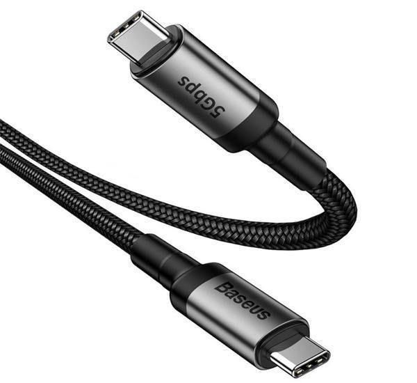 Cable de Carga Tipo C a Tipo C PD 20V 3.1A 60W Reforzado Baseus-3