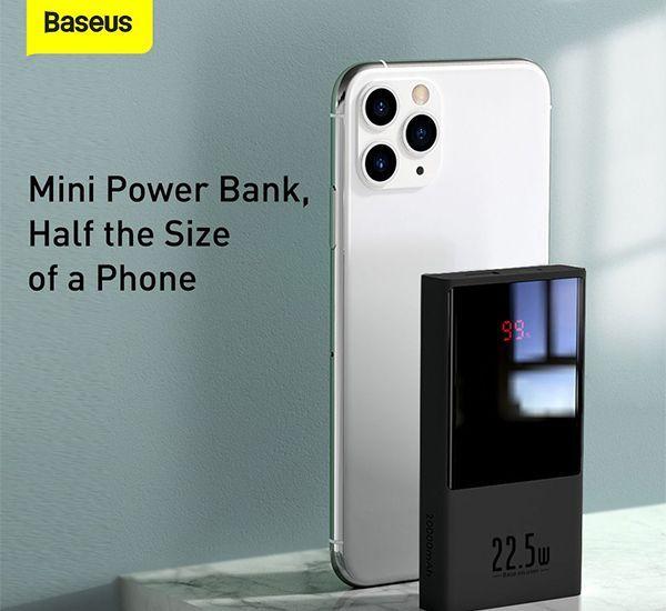 Bateria Externa 20.000 mAh Super Mini 22.5 Watts Baseus-2