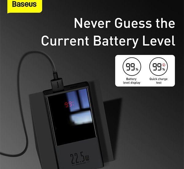 Bateria Externa 20.000 mAh Super Mini 22.5 Watts Baseus-5