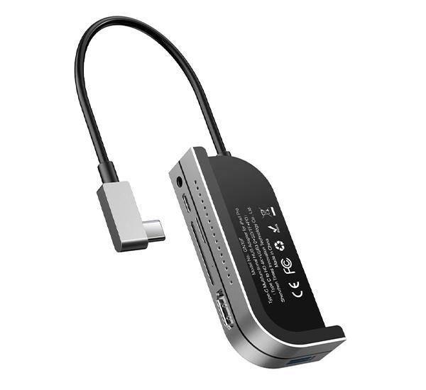 Adaptador HUB Tipo C iPad Pro 6 en 1 HDMI 4K Work Station Baseus-0