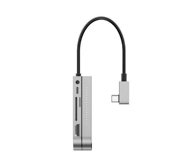 Adaptador HUB Tipo C iPad Pro 6 en 1 HDMI 4K Work Station Baseus-2