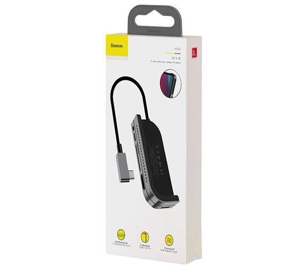 Adaptador HUB Tipo C iPad Pro 6 en 1 HDMI 4K Work Station Baseus-4