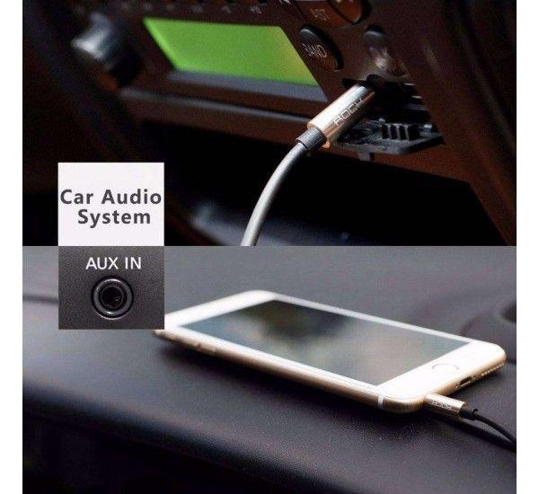 Cable Auxiliar 3.5 mm 2 M Resistente Rock-5