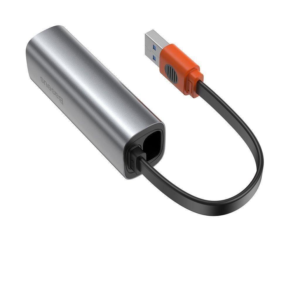 Adaptador USB A y USB C Gigabit RJ45 Steel Cannon Baseus-0