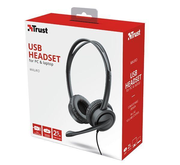 Audífonos Con Cable USB Headset Mauro Trust-7