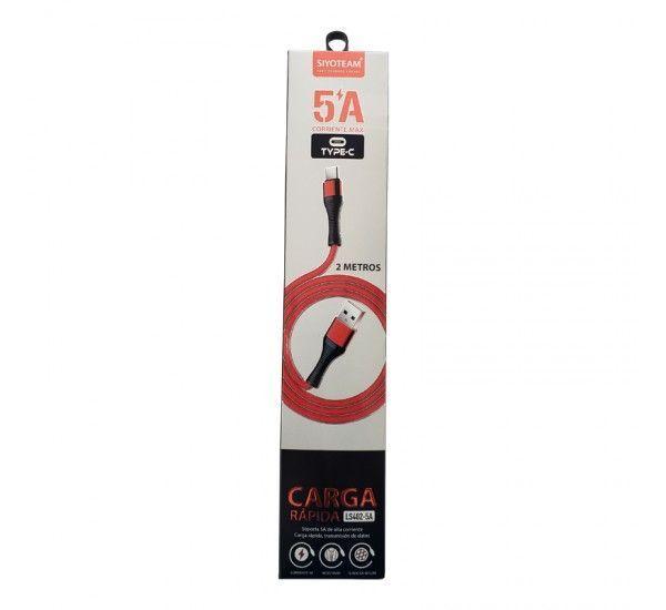 Cable USB C a USB Carga Rápida 5A 2 Metros LS402 Siyoteam-1