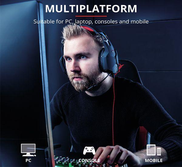 Audífono Gamer GXT322 Carus Trust-4