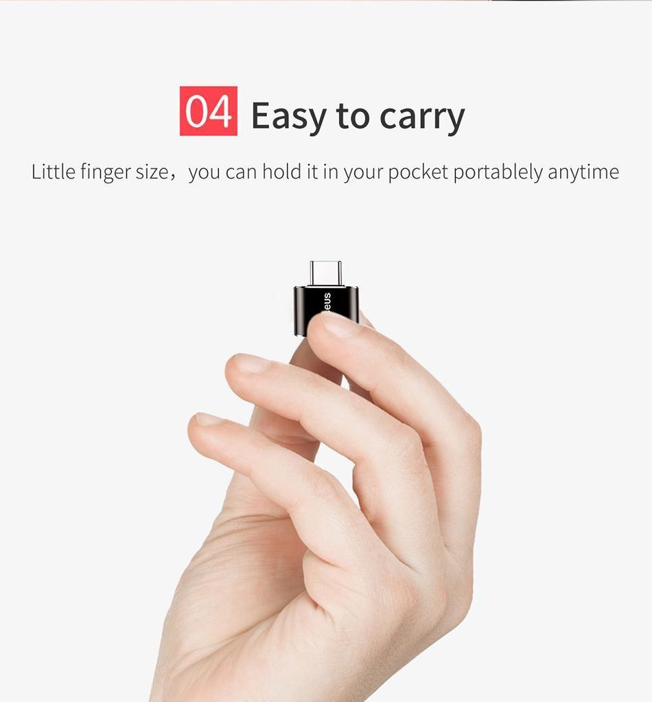 Adaptador USB A a USB C OTG Cato Baseus-6