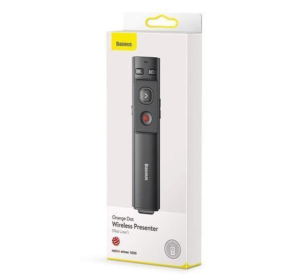 Puntero Laser Inalambrico Power Point Presentador USB + Tipo C Baseus-5