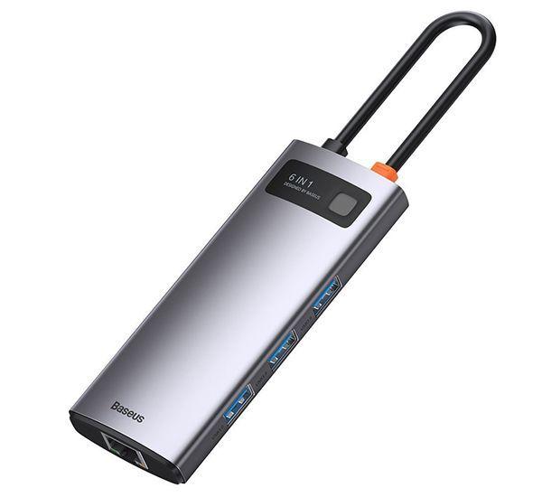 HUB Metal Glam Docking 6 en 1 Baseus-4